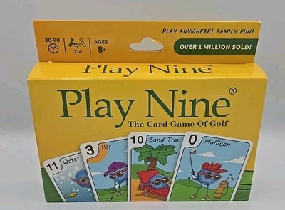 Play Nine Golf Card Game Travel Edition for ages 8+ NEW - Image 1 of 2