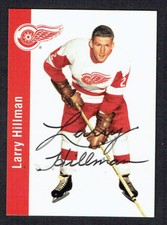 Larry Hillman #55 signed autograph 1994 Parkhurst Missing Link 1956-57 Card
