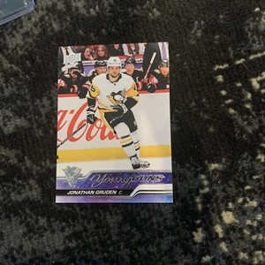 2023-24 Upper Deck Series 1 #205 Jonathan Gruden Young Guns Pittsburgh Penguins