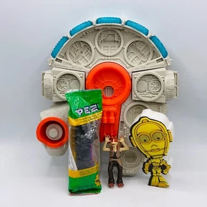 Star Wars Lot Play Doh PEZ C3PO Light Millennium Falcon Tonform Glas Figur - Bild 1 von 24