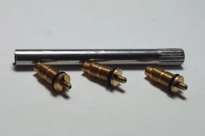 Ronson Type (Varaflame) Quality Filler Inlet Valve Tool + 3 Valves - Picture 1 of 3