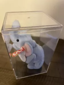 Ty Beanie Babies Peanut The Elephant - Light Blue. 1995 Rare W/ Errors. Mint - Picture 1 of 6