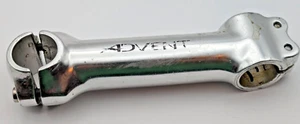 ADVENT 1" (25.4) THREADLESS STEM 130MM ALLOY SILVER 25.4 BARS REMOVALABLE FACE - Picture 1 of 9