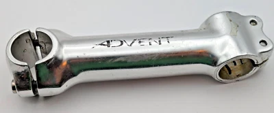 ADVENT 1" (25.4) THREADLESS STEM 130MM ALLOY SILVER 25.4 BARS REMOVALABLE FACE - Image 1 of 4