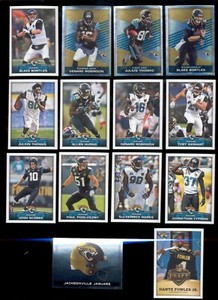 2015 Jacksonville Jaguars Sticker Set BLAKE BORTLES DANTE FOWLER JOSH SCOBEE