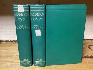 1908 Modern Egypt - Earl Of Cromer - 2 Volumes - Picture 1 of 14