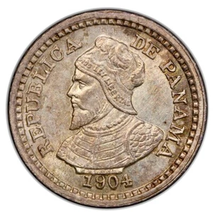 Panama 1904 2-1/2 Centesimos PCGS MS63 "Panama Pill" - Picture 1 of 4