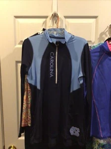 North Carolina Tarheels UNC Womens 1/2 Zip Pullover Jacket Rivalry Threads Large - Picture 1 of 7