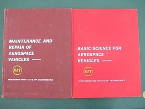 Northrup Institute of Technology 1960s Aerospace Vehicle Science Hardcover Set - Foto 1 di 14