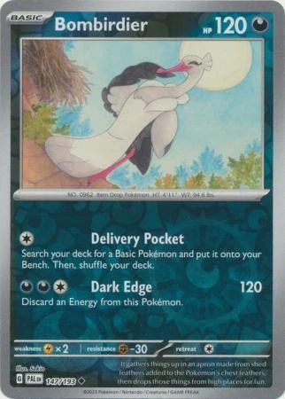 BOMBIRDIER 147/193 PALDEA EVOLVED (REVERSE HOLO, NM) - Image 1 of 1
