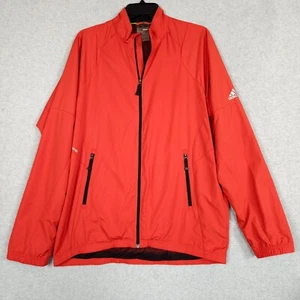 Adidas Jacke Herren Gr. Medium M Climaproof Wind Rot Full Zip Leicht - Bild 1 von 12