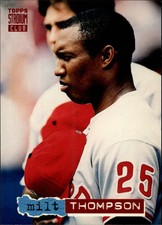 1994 Stadium Club Philadelphia Phillies Baseball Card #355 Milt Thompson