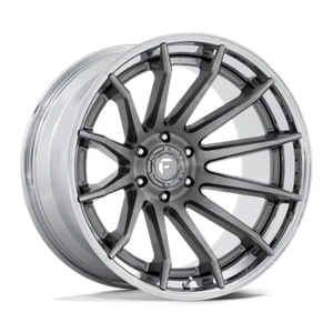 24 Inch Chrome Gray Wheel Rim Ford F150 Truck Fuel Burn 24x12 -44mm 6x135 Lug - Picture 1 of 4
