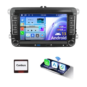 Android 13 Autoradio BT GPS Navi 4+64GB für VW GOLF 5 6 Plus Passat Touran Polo - Bild 1 von 24