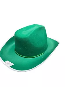 Cowboy Hat Felt Green U.S. Toy H387 - Picture 1 of 1
