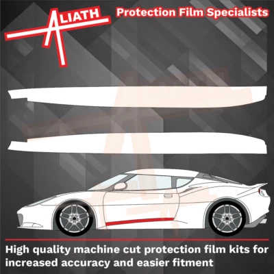 Se adapta a Lotus Evora 09-22 puertas inferiores transparente protector de astillas de piedra película de protección de pintura - Imagen 1 de 3