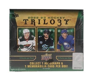 2022-23 Upper Deck Trilogy Hockey factory Sealed 6 Pack Hobby Box