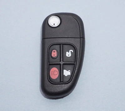NEW JAGUAR XJ8 S TYPE X TYPE FLIP KEYLESS REMOTE FOB TRANSMITTER NHVWB1U241 - Image 1 of 2