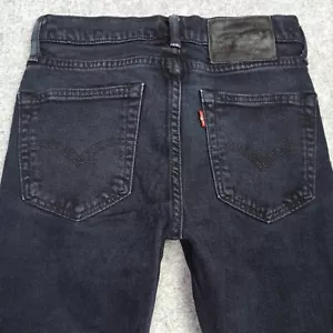 Pantalones de mezclilla Levis 519 Extreme-Skinny juveniles W26 L30 (etiqueta: W28 L32) azul oscuro ajustados para hombre - Imagen 1 de 13