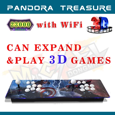 Pandora Box 3D WiFi 23000 Games Double Sticks Arcade Console Separable Retro