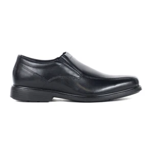 Zapatos sin cordones Rockport Charles Road de cuero negro para hombre V80561 - Imagen 1 de 4