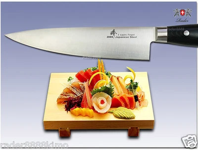 NEW Japanese Steel Gyuto Chef's knife about 8 inch Meat Slicer Polishing Blade - Image 1 of 4