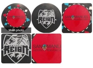 ONTARIO REIGN ECHL SAN MANUEL SPONSORED HOCKEY PUCK