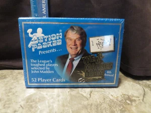 1992 ACTION PACKED ALL-MADDEN FACTORY SEALED SET OF 52  (MINT) - Imagen 1 de 3