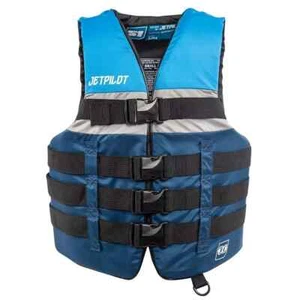 NEW JetPilot S1 by Yamaha, Nylon 4-Buckle PFD, BLUE, LIFE JACKET - Picture 1 of 1