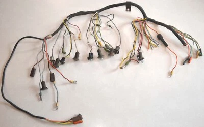 Ford Fairlane 1958 tablero de instrumentos arnés de cableado parcial Foto 1 de 4