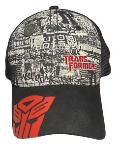 EUC Transformers Graphic Logo Truckers Hat Cap Universal Studios 2013 - Picture 1 of 9