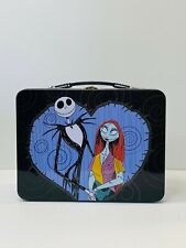 The Nightmare Before Christmas Jack and Sally Large Tin Tote, 3.5 x 7.5 x 9.0 