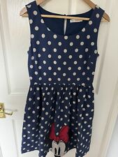 Cath Kidston Disney X  Minnie Mouse Polka Dot Spot Dress Size 10