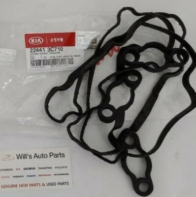 KIA CARNIVAL 3.5L PETROL 2010-2014 LH+RH ROCKER COVER GASKET FITS GENUINE KIA - Image 1 of 2