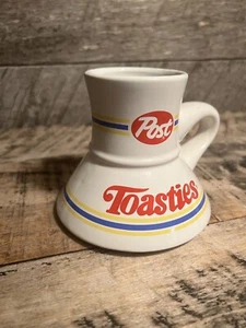 No Tip Becher Travel Commuter Vintage 70er Post Toaster Müsli Werbung Becher - Bild 1 von 10