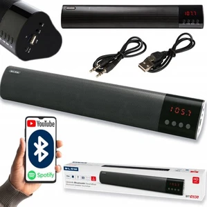BLUETOOTH FM SOUNDBAR do PC LAPTOPA FM USB MINI JACK 3,5 mm - Zdjęcie 1 z 5