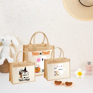 Personalisierte Trick or Treat Tasche - individueller Name Kinder Halloween Süßigkeiten Tragetasche - Bild 1 von 27