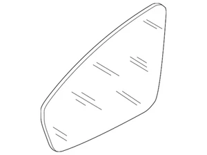Genuine Volkswagen Mirror Glass 5NN-857-522 - Picture 1 of 4