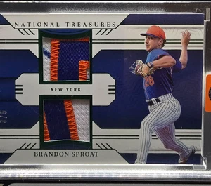 2024 National Treasures Brandon Sproat Green Emerald #3/5 Dual Patch - Bild 1 von 1