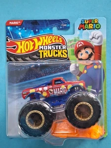 Super Mario 🔥 1:64 Hot Wheels Monster Trucks 2025 truck Nintendo  - Picture 1 of 1