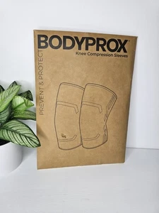 2 Stück XL Bodyprox Knie Kompressionsmanschetten Unisex Unterstützung für Laufen/Training - Bild 1 von 3