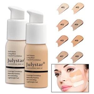 Concealer Face Foundation Liquid Foundation Makeup Face Baselong Lasting ^ - Picture 1 of 21