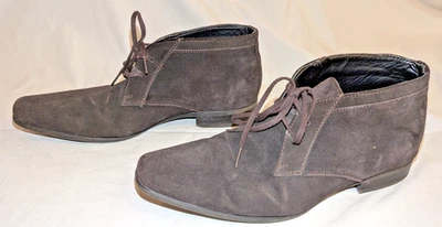 Botas Chukka Calvin Klein Ballard Para Hombre Talla 9 Marrón Oscuro Gamuza Con Cordones al Tobillo Foto 1 de 4