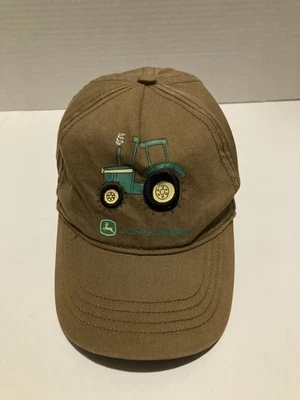 John Deere Hat Cap Strap Back Embroidered Tractor Kids Youth One Size - Image 1 of 4