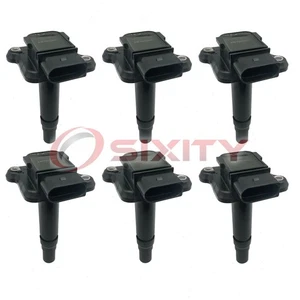 6 pc Hitachi Ignition Coils for 1998-1999 Audi A6 Quattro 2.8L V6 Spark Plug ao - Picture 1 of 5