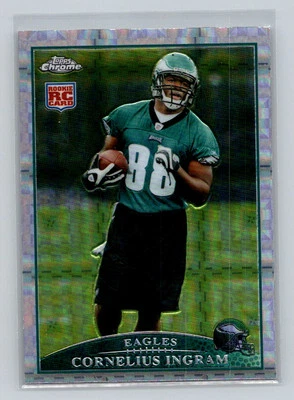 2009 Topps Chrome X-FRACTOR Cornelius Ingram Rookie Philadelphia Eagles #TC195 - Image 1 of 2