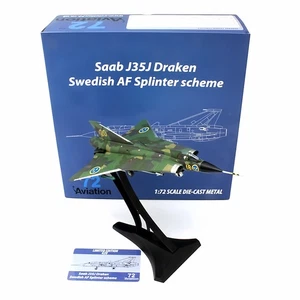 AV72 1/72 Swedish Air Force Saab J35 Dragon Fighter AV7241008 modello finito - Foto 1 di 15