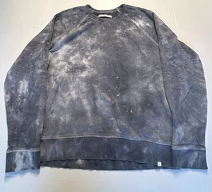 Outerknown Mens Sur Tie-Dye Hemp Organic Cotton-Blend Jersey Sweatshirt Gray XL - Picture 1 of 9