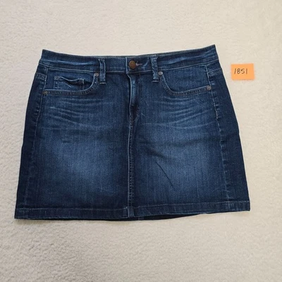 Minifalda Jean Ann Taylor Loft Denim Lavado Medio 5 Bolsillos Talla 4 Usada Foto 1 de 4