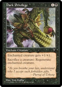 DARK PRIVILEGE x1 mtg VLP-NM Visioni 1 Comune - Foto 1 di 1